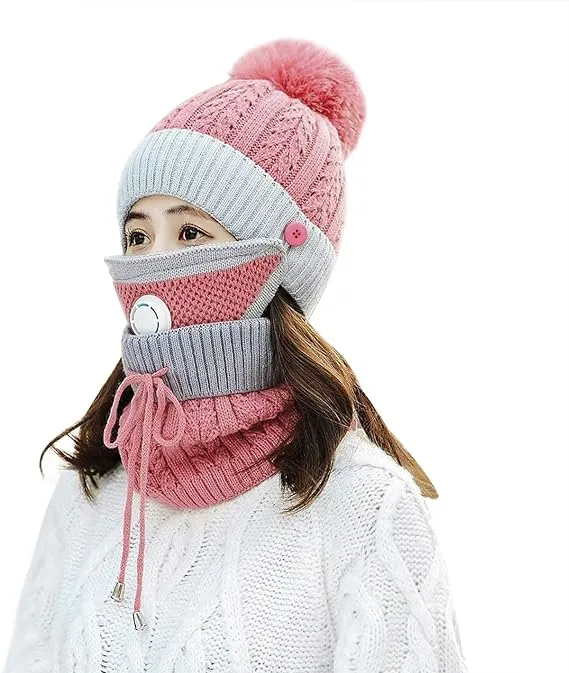 Woman Women Ladies Micro Cozy Winter Warm Knitted Home Indoor